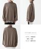 TASOGARA High Loose Stylish Solid Layered Women's Fleece-Lined Hoodie, Neck, Fit, Sweatshirt, Color, Look, Warm, Casual, Figure-Flattering,