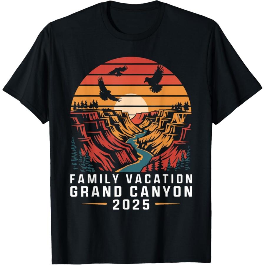 Family Vacation Grand Canyon 2025 Family Vacation Arizona T-Shirt XXXXXL чёрный
