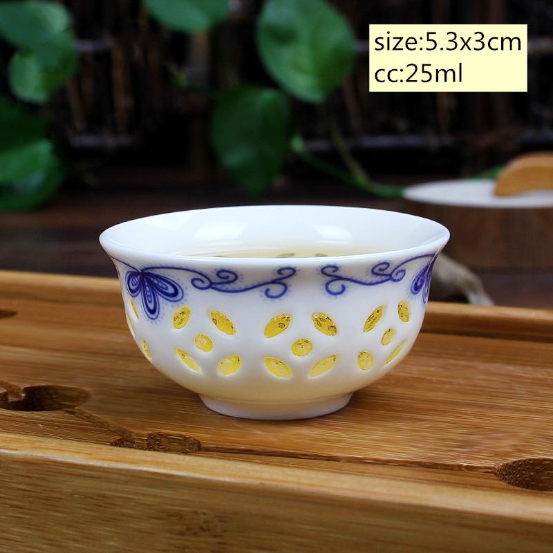 

6 шт./набор китайских чайных чашек, фарфоровые селадоновые чайные чашки в виде рыбки, набор для заваривания чая в рассыпную, посуда для питья, улун, керамический китайский чайный сервиз, аксессуары