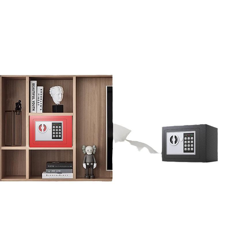 Cofre Eletrônico de Senha Montado na Parede - Caixa de Depósito Seguro para Crianças e Adultos, Presente de Aniversário Ideal
