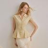 Waiwaiaiem Yy_French V-Neck Vest Top