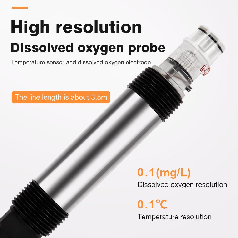 Aquaculture DO Tester 0-30mg/L Digital Dissolved Oxygen Meter Water Quality Tester Measuring Range Oxygen Contents Detector