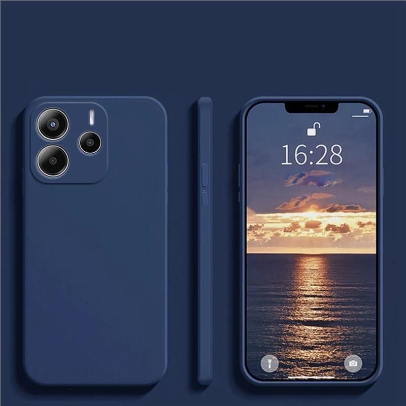 Liquid Silicone Case For Xiaomi Redmi Note 14 4G 5G Cases Redmi Note 14 Pro Cover Phone Protect Cover Redmi Note 14 Pro+ 5G Case 14C