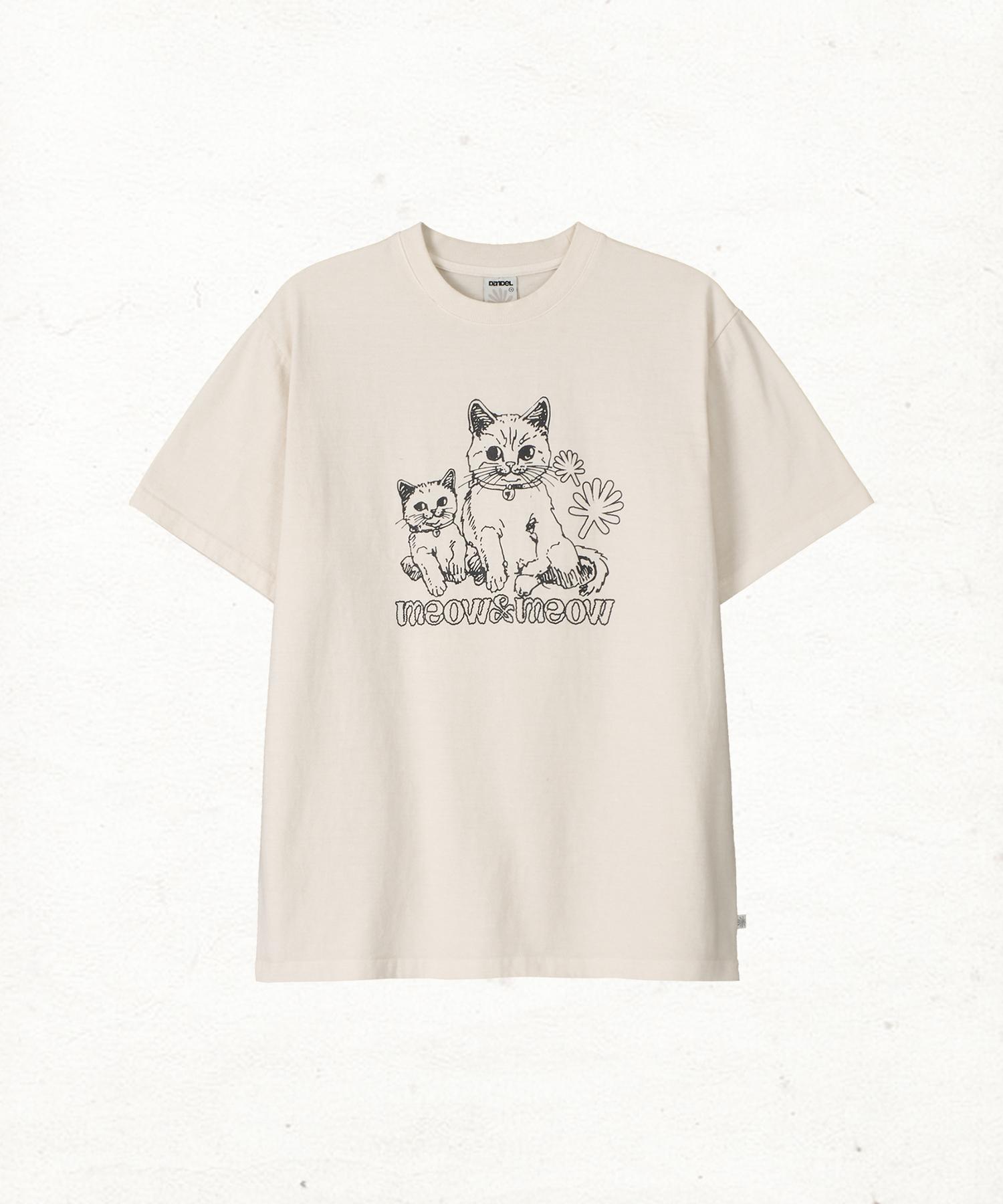 Dandel Dd Meow Meow Tee (Vtg White) 1