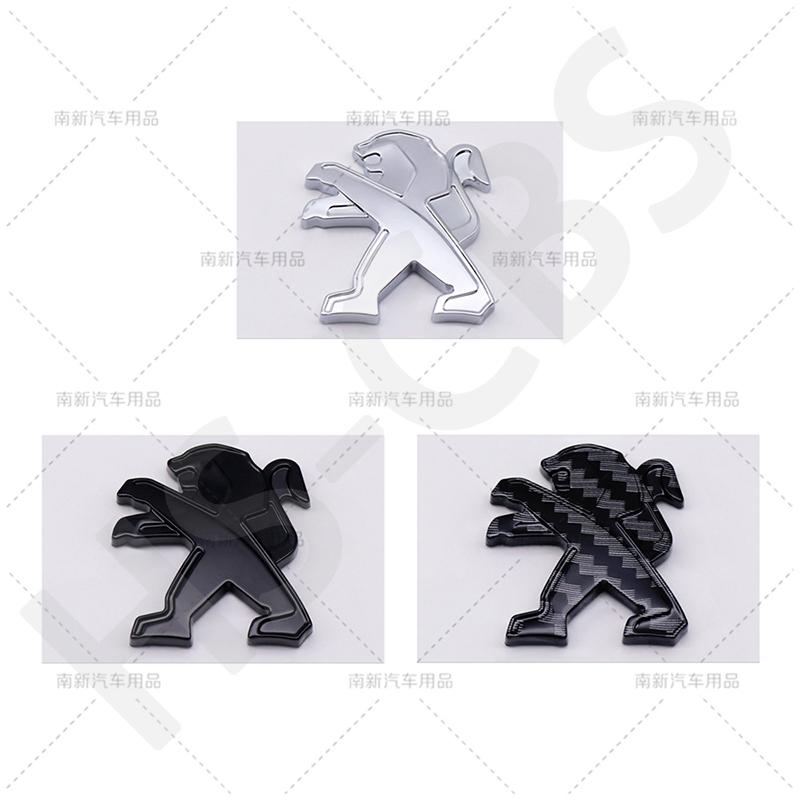 2.9x3.1cm ABS Car Steering Wheel Center Logo Badge Sticker for Peugeot 207 307 308 407 408 508 4008 5008 607 2008 206 107 3008