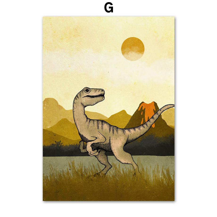 

Носорог Жираф Слон Динозавр Детская Стена Искусства Принт Холст Картины Сафари Животные Скандинавский Плакат Декор Фотографии Детская Комната A4 21X30cm No Framed