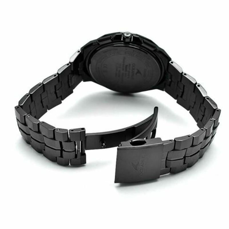 Casio OCEANUS series-Poseidon 5000 Poseidon all black solar quartz waterproof Bluetooth calendar solar quartz movement titanium strap OCW-S5000B-1AJF