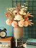 1 bunt kunstig blomst løvetann peon hybrid bukett høstblomst for DIY hjemme bryllupsfest juledekorasjon