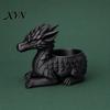 Mini Flower Pot 3D Printed Dragon Planter Pot, Succulents Herb Plants PLA Indoor Outdoor Container, Home Balcony Desktop Decoration