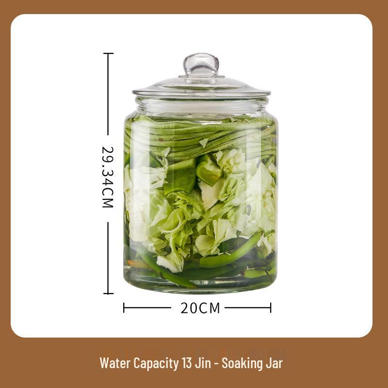 Glass Food-Grade Kimchi Jar for Pickling