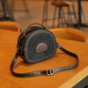 New Small Round Bag with Large Capacity  High End and Fashionable Women's Hand Held Crossbody Bag