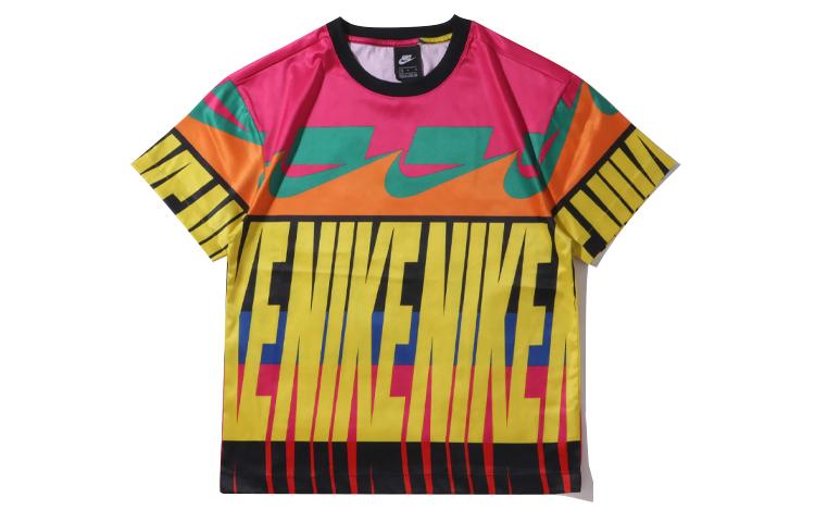 

Nike T Shirts Women s Crew Neck Moderate Straight Fit CJ3479-735 XS
