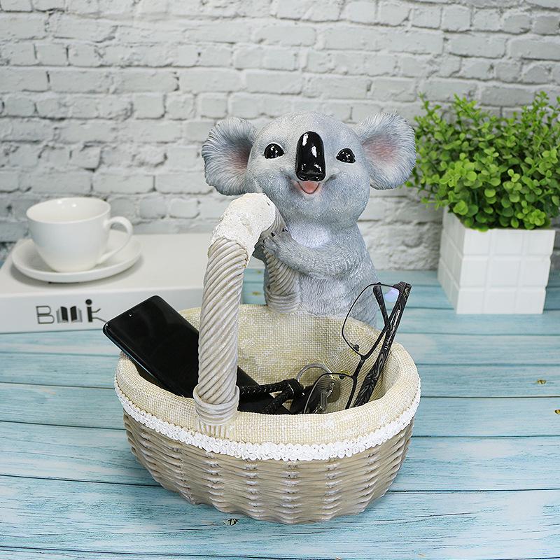 Suport creativ pentru ochelari Koala: Ornament din rășină pentru birou sau cadou"