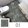8ks samolepky na zeď Samolepící dlaždice Vodotěsné samolepky na podlahu z PVC Mramor Tapety na podlahu do koupelny Samolepka do ložnice Retro dlaždice