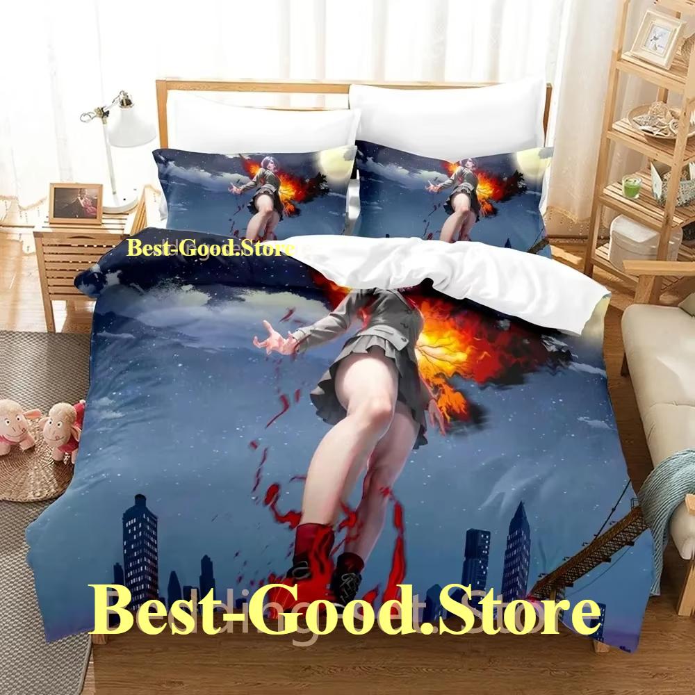 Tokyo Ghoul Touka Kirishima Bedding Set Single Twin Full Queen King Size Bed Set Adult Kid Bedroom Duvetcover Sets Anime Bed