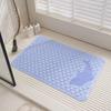 New 70*35cm Non-Slip Shower Mat with Suction Cup Drainage Holes Shower Pad Washable Multi-Color Massage Pad Bathroom