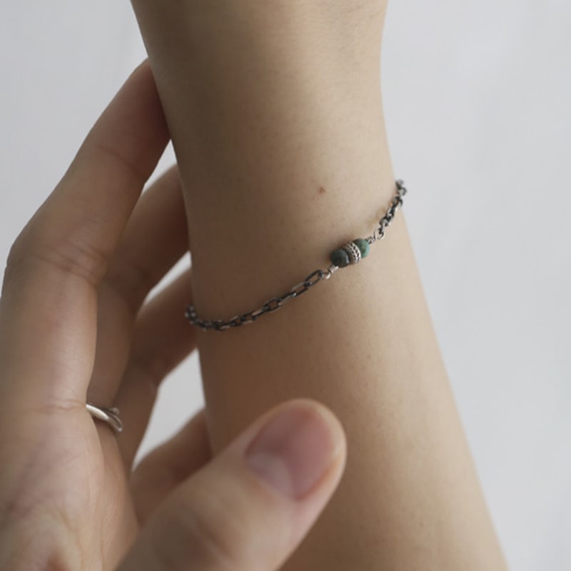 MADE BY EGO Turquoise Square Bracelet