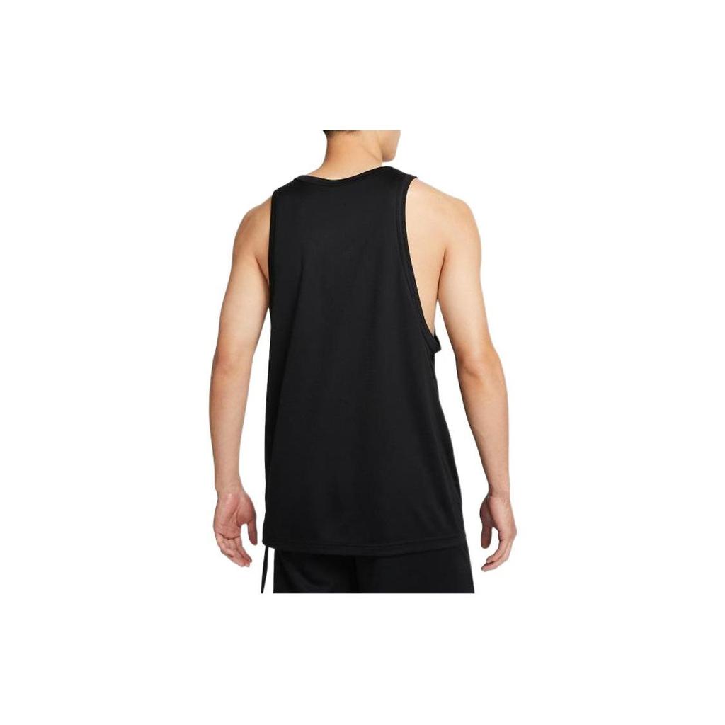 Nike Big Swoosh Quick-Dry Breathable Basketball Tank Top Men Tops Black DH7133-013