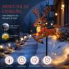 Waterproof Reindeer Pathway Light Swirling Effect Landscape Lighting Christmas Reindeer Light  Lawn