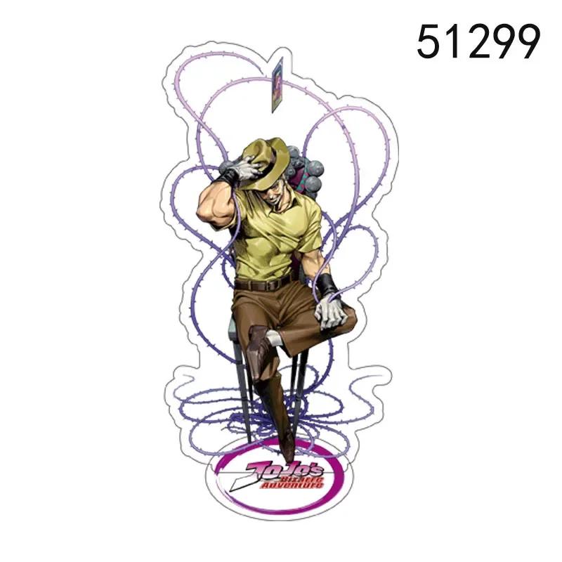 Anime Figure JoJo Bizarre Adventure Cute Cosplay Acrylic Stand Model Plate Desk Decor Standing Sign Keychain Friend Gifts
