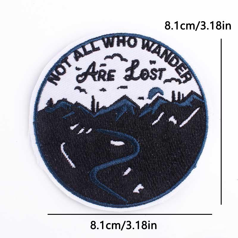 Aufbügelbares besticktes Abzeichen Outdoor-Abenteuer-Design Kosmischer Pilz Astronaut Für Jeansjacke Hut Tasche DIY Personalisierbare Dekoration
