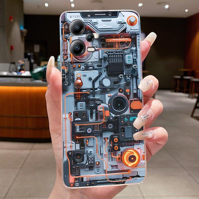 Transparent Coque For Xiaomi Poco X5 Pro PocoX5 5G Case Luxury Dragon Cute Cool Boys Girls Cover for Pocco Poko Little X5Pro X 5