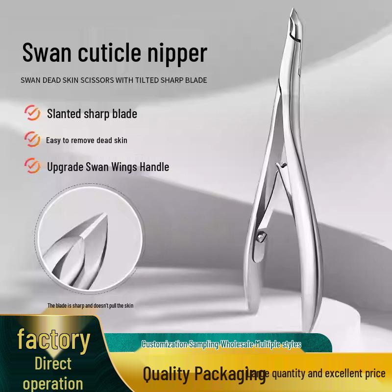 Third Gen Stainless Steel Swan Dead Skin Scissors & Universal Nail Clippers for Dead Skin Removal and Nail Art Care.