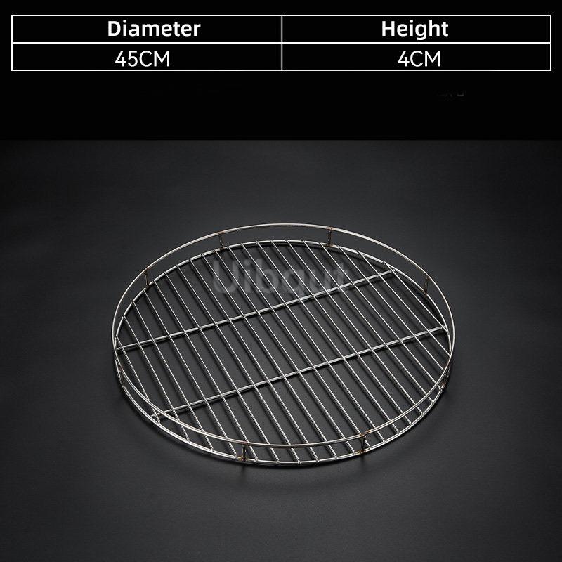 Extra Thick Meat Press Floating Meat Dedicated Rack Smoked Meat Rack Round Stainless Steel Steaming Rack Anti Burn Steamer Liner