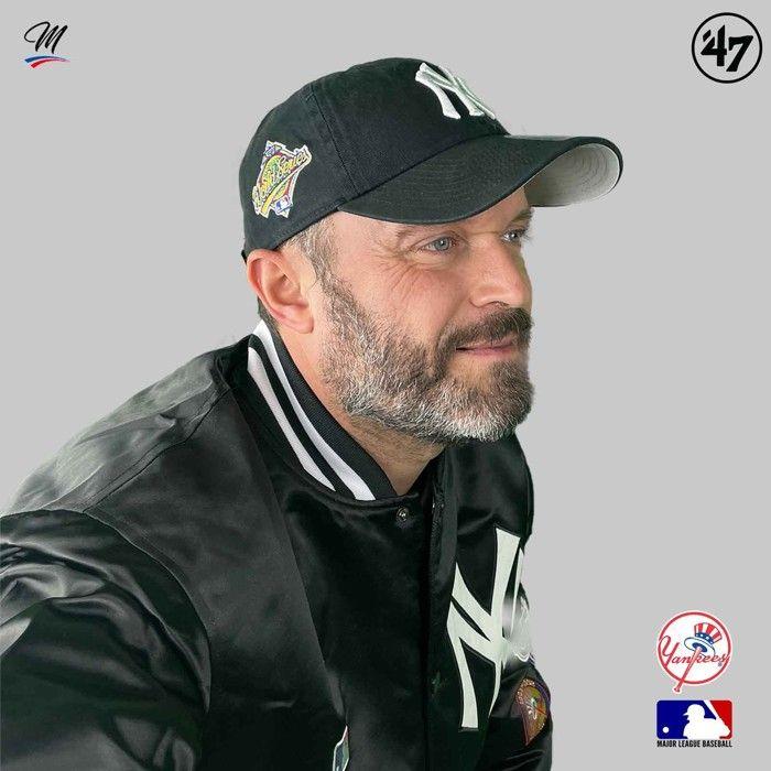 Casquette - 47 BRAND - WORLD SERIES - New York Yankees - 100% Coton - Décontractée - Noir