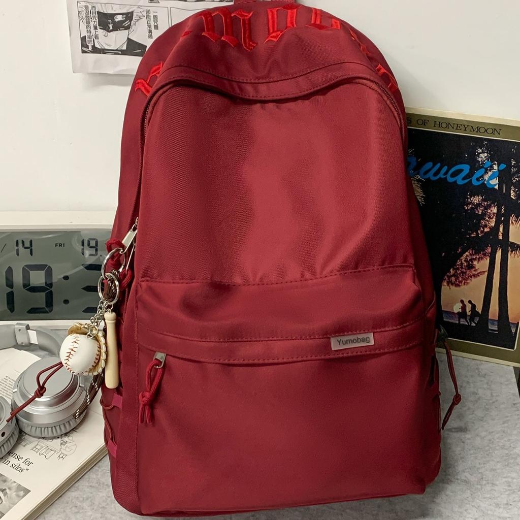 Schoolbag School Bag Junior High School Male High School Student College Student Fashion Simple Versatile Backpack Female Simple College Style 