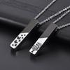 Urn Necklace for Ashes Memorial Cremation Jewelry for Ashes Stainless Steel Ashes Necklace Bar Urn Pendants Unisex