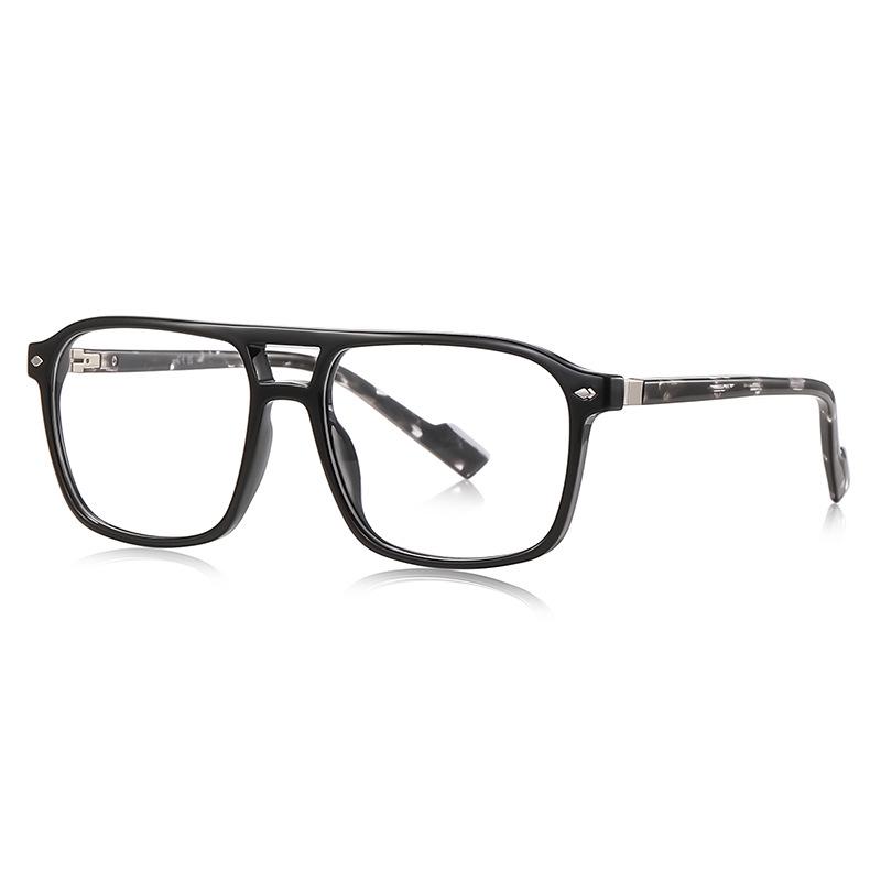 LS219 Retro Schildpatt Anti-Blaulicht Wayfarer Brille mit Acetat-Bügeln – Klassischer Europäischer & Amerikanischer Stil.