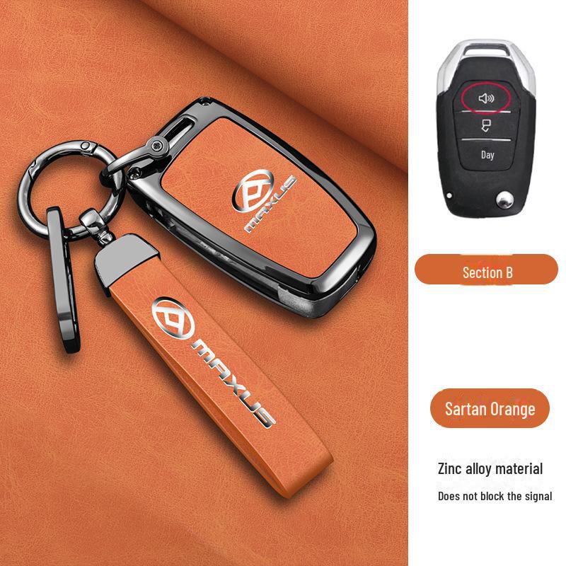 Capa de Chave SAIC Maxus D90 para Carro Maxus G50 2019 Feminino, Carcaça de Metal de Alta Qualidade com Fivela.