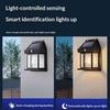 Frio Solar Powered Motion-Sensor Wall Lamp Dual-Brightness Setting 3500K Warm White IP65 Rated CE Certified for Garden Fence