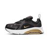 Air Max 200 Mesh Luftpolster Abriebfest Niedrig geschnitten Laufschuhe Schwarz Gold Kinder im Alter von 3 7 Jahren AT5628-003