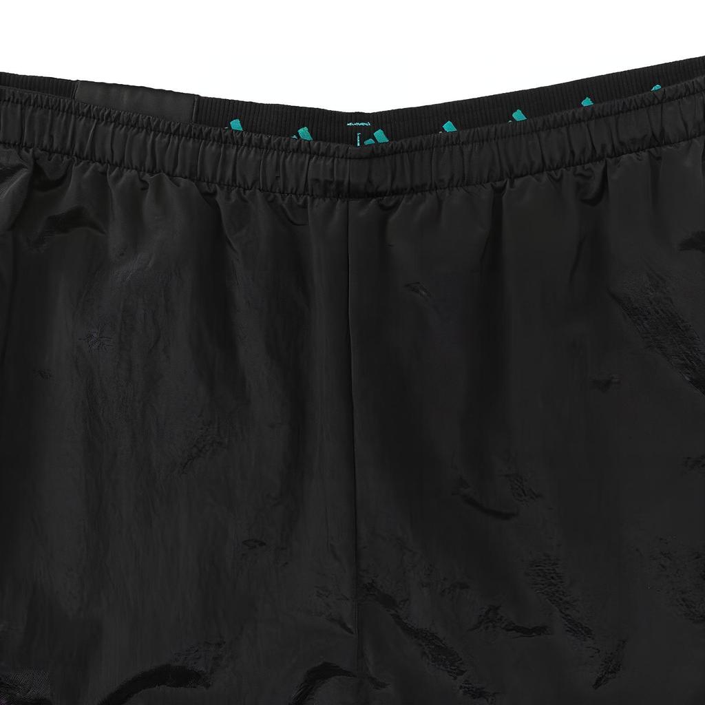 adidas SS25 Serie EQT Tessuto Largo Morbido Moda Pantaloni Sportivi Lavorati a Maglia Pantaloni Uomo Neri KA7981