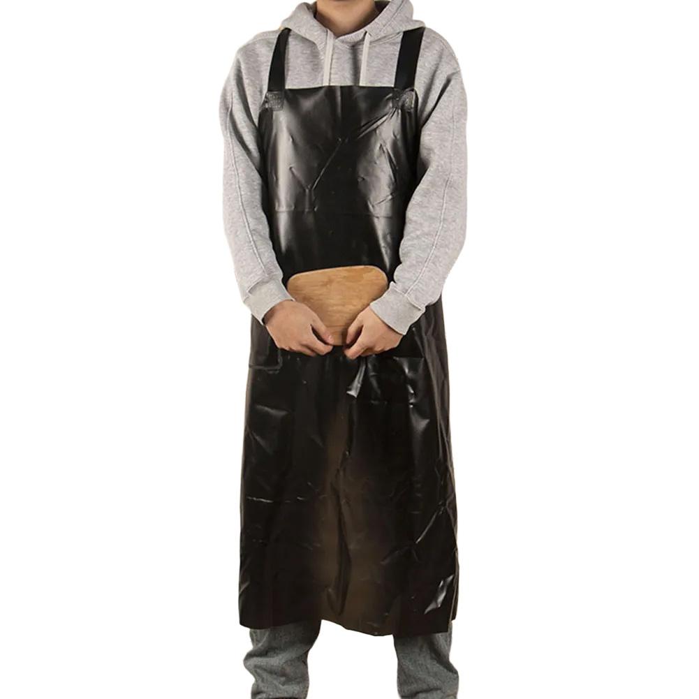 Industrial Apron Oil-proof Apron Adjustable Neck Strap Fishing Apron Gardening Apron Gardening Apron 110*80 Cm Industrial Work