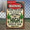 Vintage Metal Tin Sign Garden Humor Plaque Yard Art Decoration 20x30cm