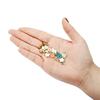 10Pcs/Lot Enamel Flower Shape Charms Pendants Necklace Bracelet Charms for DIY Jewelry Making Supplies Accessories