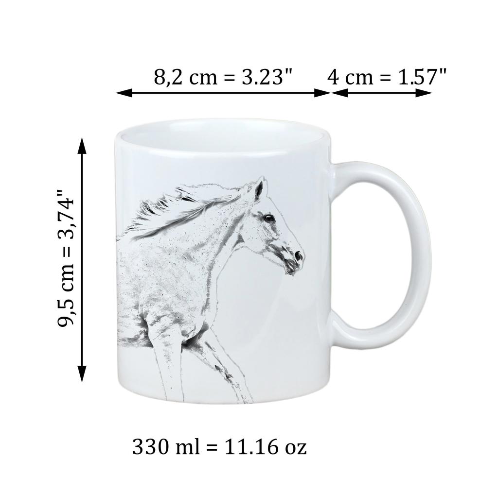 Czech Warmblood – Mug with a horse, mug with a photo | Art-Dog