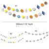Astronaut Rocket Astronaut Garlands Banner 3m Outer Space Theme Party Decorations  Home Decor