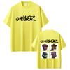 Rock Band Gorillaz Demon Days Album Graphic Tshirt Men Women Hip Hop Alternative Vintage Oversized Tshirt Male Casual T Shirts