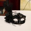 Blumen Feder Maske Mehrfarbig Halloween Festival Party Maske Kostüm Halbgesichtsmaske Damen