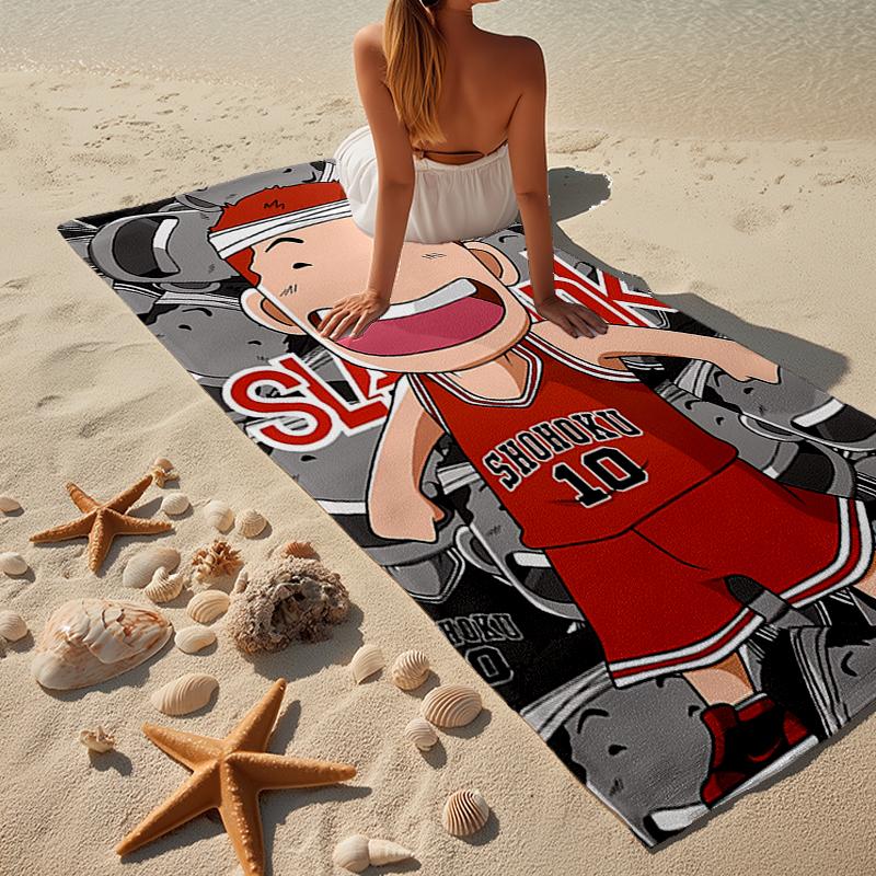 Slam Basketball Heroes Beach Towel, Super Soft Microfiber, Gift for Her/Him, Birthday, for Pool, Beach, Travel, Home Decor Fan gifts