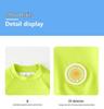 Dopamine Fluorescent Green Teen Sun Protection Quick-Dry Long Sleeve Swimsuit