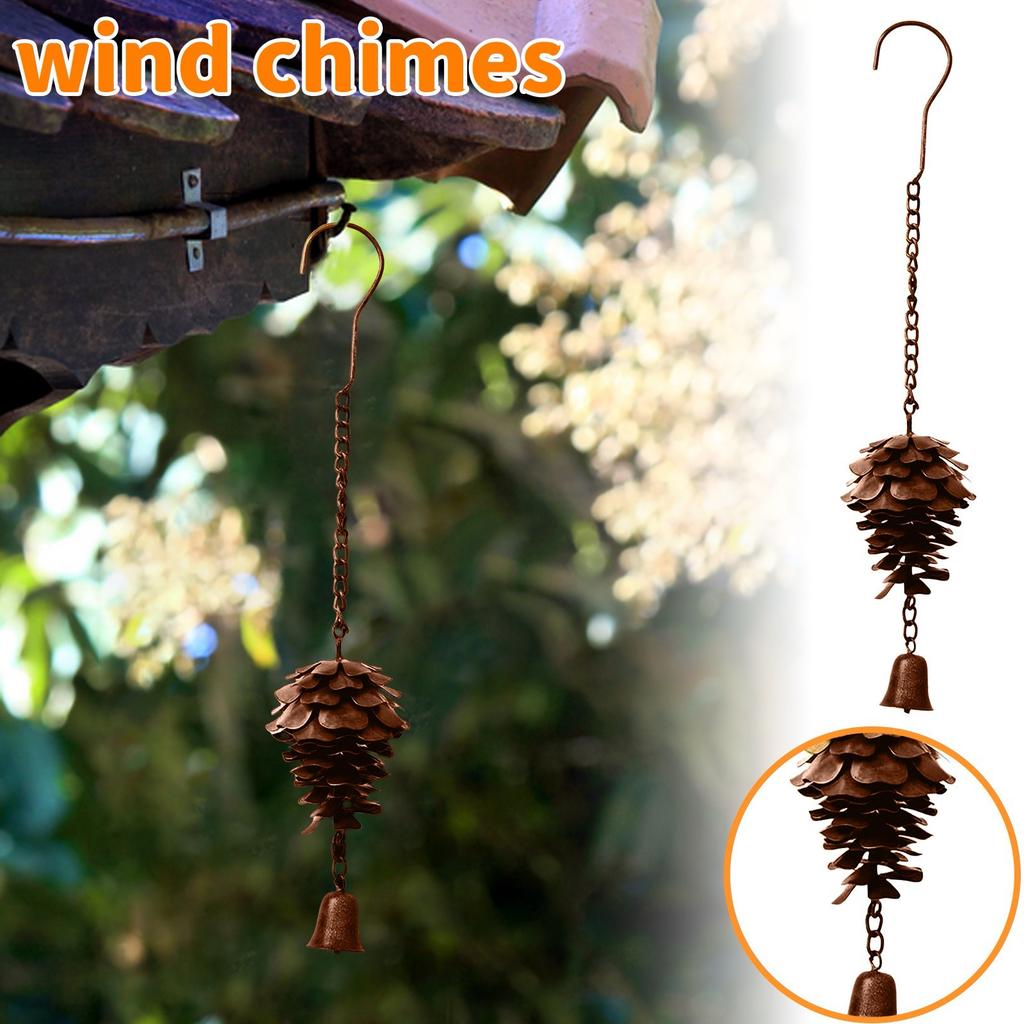 Pinecone Shaped Rain Chain Metal Rain Chain Gutter Rain Chain Downpipe Outdoor Rain Catcher Decorate Pine Cones Rain Chain
