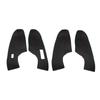 Only Sedan Soft Leather Door Panel Cover For VW Polo 2011 2012 2013 2014 2015 2016 Inner Door Armrest Panel Cover Sticker Trim