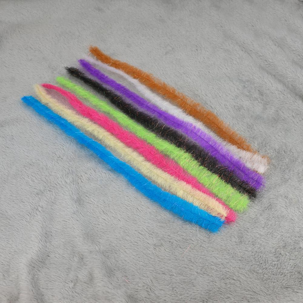 2 Packungen Streamer Dubbingbürste mit mehreren Breiten Fliegenfischen Bindematerial Lachs Steelhead Fliegen Ersatz für Chenille/Hechel