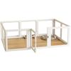 Acrylic Transparent Pet Fence: Indoor Barrier for Small Dogs [Single/Accessories/Combo]