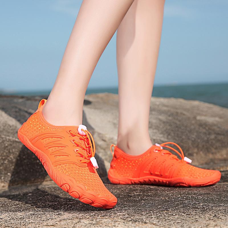 New Creek Walking Shoes Five-finger Wading Shoes Beach Diving Men's and Women's Swimming Shoes Large Size Cycling Mountaineering Fitness Shoes